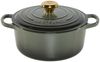 Le Creuset Signature Bräter rund 24 cm thyme Bild 3