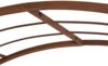 Rosenspalier Rosenbogen Torbogen 140 cm Rankhilfe Rost Metall Kletterhilfe Bogen Bild 2