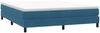 vidaXL Boxspringbett ohne Matratze Dunkelblau 180x220 cm Samt 3315889 Bild 3