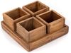 DESIGN DELIGHTS Truhe HOLZ AUFBEWAHRUNGSKISTEN "CUBO", 24x9 cm (BxH), Altholz massiv, Kist Bild 5