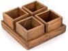 DESIGN DELIGHTS Truhe HOLZ AUFBEWAHRUNGSKISTEN "CUBO", 24x9 cm (BxH), Altholz massiv, Kist Bild 4