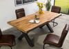 Baumtisch Mango 200x100x77 natur lackiert / X-Beine anthrazit matt FREEFORM 5 Bild 2