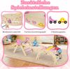 Dreiecksset 8-in-1 faltbares Kletterspielzeug Montessori Kletterset aus Holz Klettergerüst für Kinder Macaron Bild 5