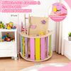 Dreiecksset 8-in-1 faltbares Kletterspielzeug Montessori Kletterset aus Holz Klettergerüst für Kinder Macaron Bild 4