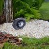 LED Solar Gartenleuchte Granitsteinoptik Solarleuchte Leuchtstein warm-/kaltweiß Bild 3