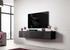 99rooms Vago SLATE VIII Wohnwand Schwarz Matt Schwarz Hochglanz Bild 2