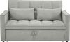 OTTO home Schlafsofa STEFFO, 159 cm, 2-Sitzer, mit verstellbarer Rückenlehne, Klappmechanismus, Feinstruktur-Bezug, natürliche Farben Bild 2