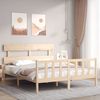 vidaXL Massivholzbett ohne Matratze 160x200 cm Kiefernholz 3193281 Bild 1
