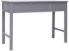 Schreibtisch, Paulownia-Holz/ Pappelholz Grau, 110 × 45 × 76 cm Bild 5