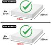 Jacobson Spannbettlaken BOXSPRING & ÜBERLÄNGE aus 100% Baumwolle, für hohe & lange Matratzen, Jersey Bettlaken 160 g/m² Bild 4