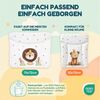 Ceba Baby® weiche Wickelauflage 75x72 cm - Baby Wickelunterlage- Wickeltischauflage für Junge und Mädchen - Wasserdicht, abwaschbar - OEKO-TEX® Standard 100 - Made in EU - Waldfreunde Motiv Bild 2