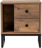 Skye Decor Nachtkonsole 100% MELAMINE COATED PARTICLE BOARD, 50 cm x 29,5 cm x 45,2 cm D1413 Bild 5
