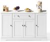 OKWISH Sideboard Küchenbuffet,Kommode (Multifunktionales Küchenbuffet 138 cm Sideboard mit Schublade, verstellbaren Einlegeböden, Kippschutz – Modernes Design für Küche, Wohnzimmer & Schlafzimmer, praktischer Stauraum), mit Kippschutz, mit Schublade Bild 4