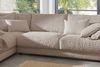 KAWOLA Sofa MADELINE Ecksofa Cord taupe Recamiere links 86 x 224 x 325 cm Bild 5