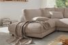 KAWOLA Sofa MADELINE Ecksofa Cord taupe Recamiere links 86 x 224 x 325 cm Bild 4