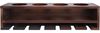 Weinregal HWC-P21, Glas-/Flaschenhalter Wandbar Regal für 4 Flaschen/6 Gläser Holz FSC®-zertifiziert 12x48x12cm ~ braun Bild 5