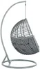 Vente-unique - BONTOC Leisure furniture for garden Harz Grau - B 105 cm x H 197 cm x L 112 cm Bild 4