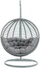 Vente-unique - BONTOC Leisure furniture for garden Harz Grau - B 105 cm x H 197 cm x L 112 cm Bild 3