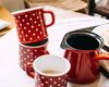 Riess Topf Kaffeekocher 11cm 0,75 Liter Classic Color Rot Emaille Bild 4