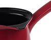 Riess Topf Kaffeekocher 11cm 0,75 Liter Classic Color Rot Emaille Bild 2