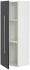 Hochschrank SANTINI 100cm weiss matt mit Tür anthrazit : Anthrazit Bild 3