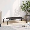 vidaXL Hundebett Erhöht Schwarz 90x50x20 cm Oxford-Gewebe und Stahl 42000838 Bild 3