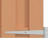vidaXL Gartentor 100 x 60 cm WPC und Aluminium Braun 42039047 Bild 4