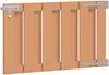 vidaXL Gartentor 100 x 60 cm WPC und Aluminium Braun 42039047 Bild 2