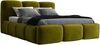 Polsterbett STAR 180x200 ohne Matratze mit Bettkasten und Lattenrost. Farbe: Olive 9 Bild 4