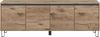 Home affaire Lowboard BALTIC, Breite 184cm, grifflose Fronten, Metall-Füße,4 Türen, 4 Fächer, TV-Möbel, TV-Schrank, TV-Lowboard, Mediaboard Bild 4