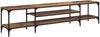 vidaXL TV-Schränk Altholz 201 x 35 x 45 cm Verbundholz und Eisen 881307 Bild 2