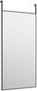 vidaXL Türspiegel Schwarz 40x80 cm Glas und Aluminium 327407 Bild 3