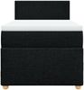 vidaXL Boxspringbett mit Matratze Schwarz Stoff 3286857 Bild 4