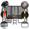 Zelsius Gartentrampolin Trampolin Schwarz Ø 427 cm für den Outdoor-Bereich Bild 4