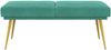 vidaXL Doppellagige Bank Türkis 120 x 45 x 46 cm Samt 42038595 Bild 4