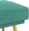 vidaXL Doppellagige Bank Türkis 120 x 45 x 46 cm Samt 42038595 Bild 5