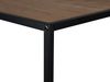 Beistelltisch AVELIN Metallgestell Schwarz, Tischplatten Holzoptik, Höhe 85cm Bild 5
