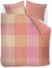 Oilily Satin Bettwäsche 155x220 Solin multi Karo kariert Wende Sommer pink orange Bild 4