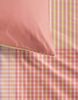 Oilily Satin Bettwäsche 155x220 Solin multi Karo kariert Wende Sommer pink orange Bild 2