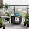 Relaxdays Balkontisch Polyrattan Bild 5