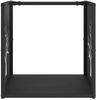 vidaXL Brennholzregal Schwarz 40x40x40 cm Kaltgewalzter Stahl 864243 Bild 5
