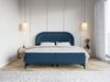 Selsey 'Loreo' Boxspringbett mit wasserfestem Samtbezug, dunkelblau, 160x200 cm Bild 3