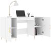 vidaXL Schreibtisch Weiß 140x50x75 cm Holzwerkstoff 829532 Bild 4