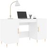 vidaXL Schreibtisch Weiß 140x50x75 cm Holzwerkstoff 829532 Bild 3