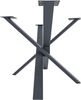 CLP Tischbeine Jimmy in Sternform,grau 160x80x72 cm Bild 5