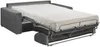 Vente-unique - CALITO Sofa SamtStoff Grau - B 223 cm94 cm x H 97 cm x L 174 cm Bild 4