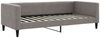 vidaXL Tagesbett Ausziehbar mit Schubladen Taupe 90x200 cm Stoff 3196635 Bild 4