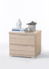 Nachtkommode >Nelli< in Eiche Sonoma Nachbildung - 46x43x42cm (BxHxT) Bild 2