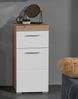 Trendteam 'Amanda' Midischrank, Holz, 79 x 31 x 37 cm, Weiß/Eiche Bild 4