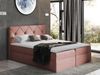 Boxspringbett Nakir, Rosa, 160x200 cm Bild 2
